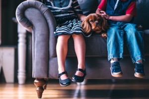 Family on Couch